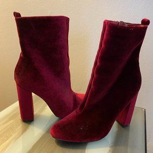 Velvet Booties